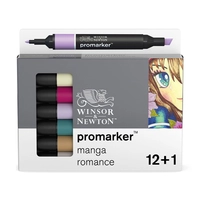 Promarker sett 12+1 Manga Romance