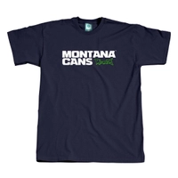 Montana T-shirt typo+logo – Navy
