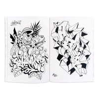 Sketchy Graffiti Coloring Book
