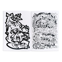 Sketchy Graffiti Coloring Book