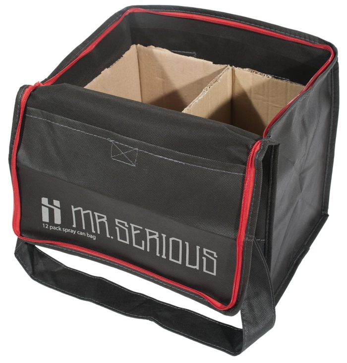 Mr. Serious 12 pack spray can bag