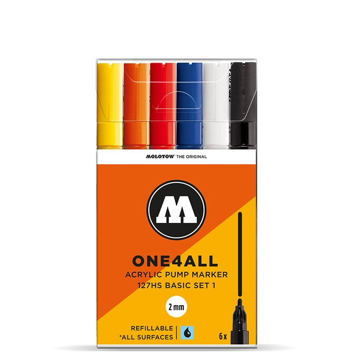 Molotow ONE4ALL 127HS BASIC-SET 1