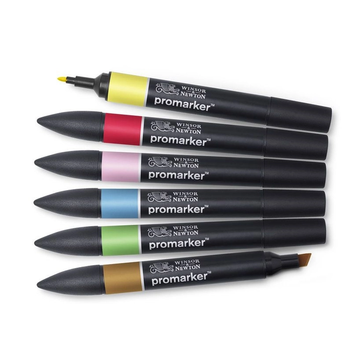 Promarker sett 6 Mid Tones 
