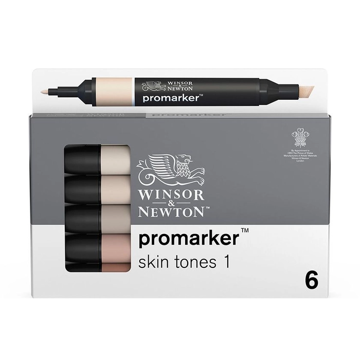 Promarker sett 6 Skintones  1