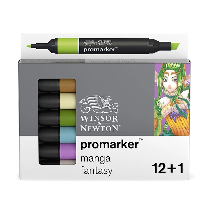 Promarker sett 12+1 Manga Fantasy