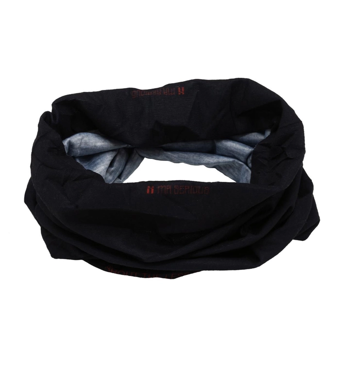 Mr. Serious Tunnel Scarf/Buff Black