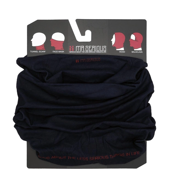 Mr. Serious Tunnel Scarf/Buff Black