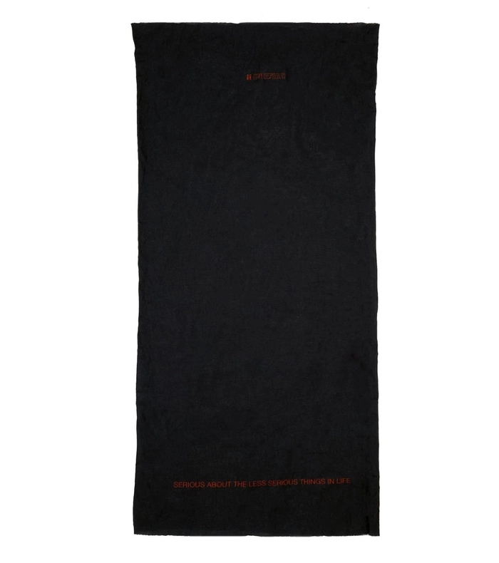 Mr. Serious Tunnel Scarf/Buff Black