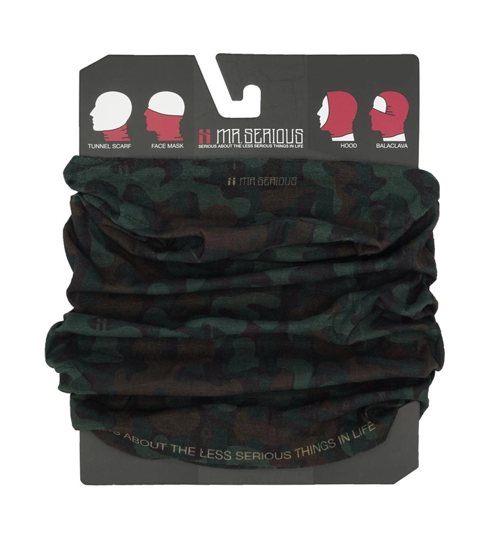 Mr. Serious Tunnel Scarf/Buff Camo