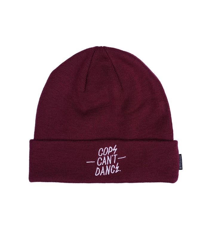 Mr. Serious Cops Can't Dance Beanie Maroon