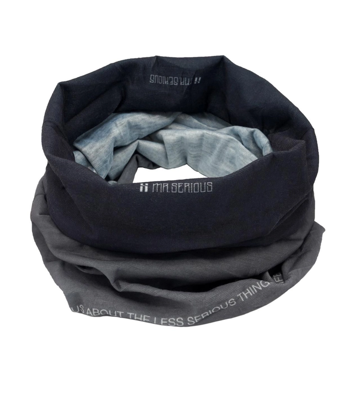 Mr. Serious Tunnel Scarf/Buff Grey