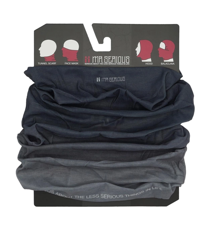 Mr. Serious Tunnel Scarf/Buff Grey