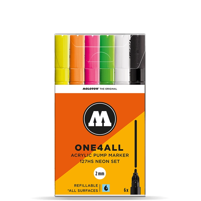 Molotow ONE4ALL 127HS NEON-SET