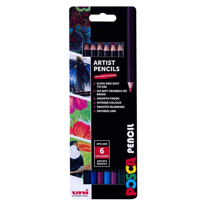 Posca Fargeblyant Mixsett 3 – 6stk